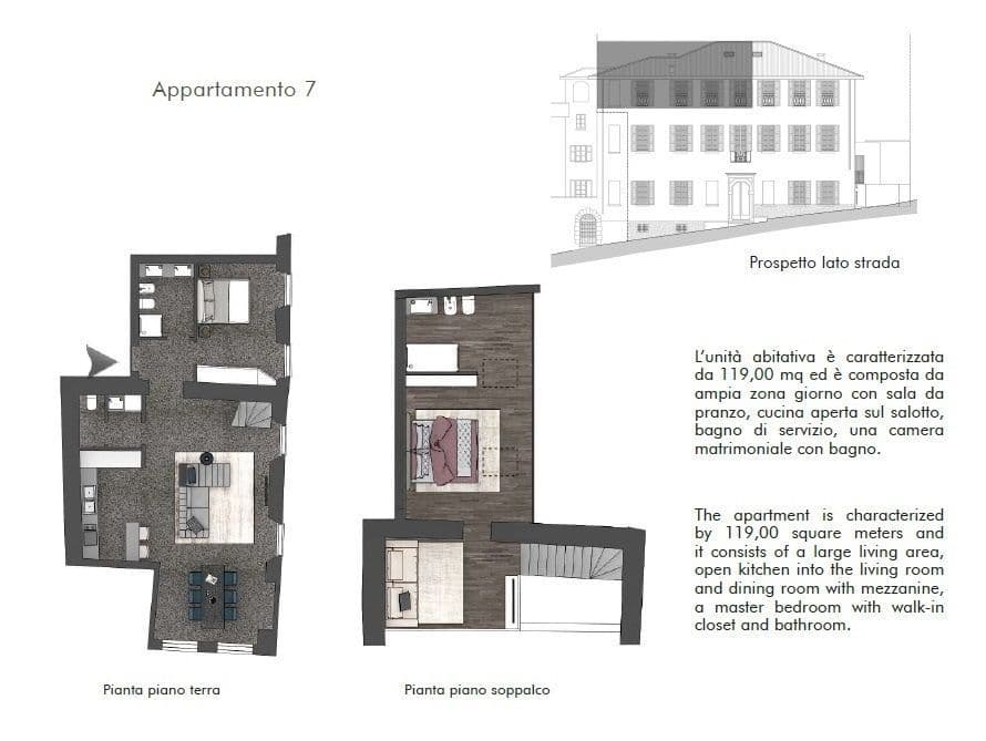 1-Bedroom Apartment in Menaggio, Como, photo 4