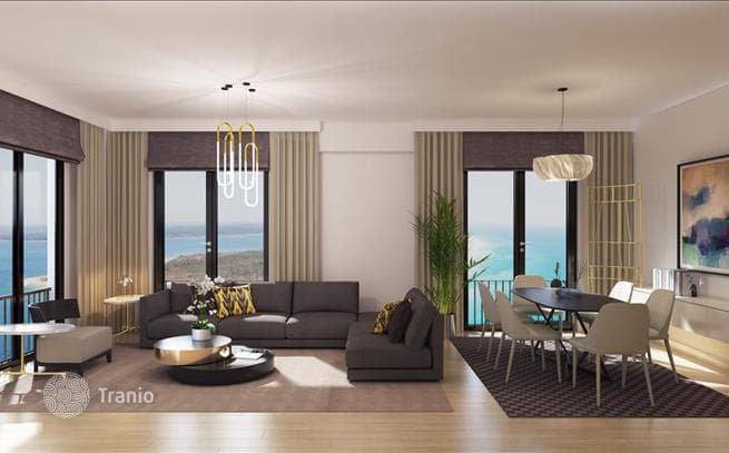 New Apartments with Green Spaces Near Metro Station in Istanbul