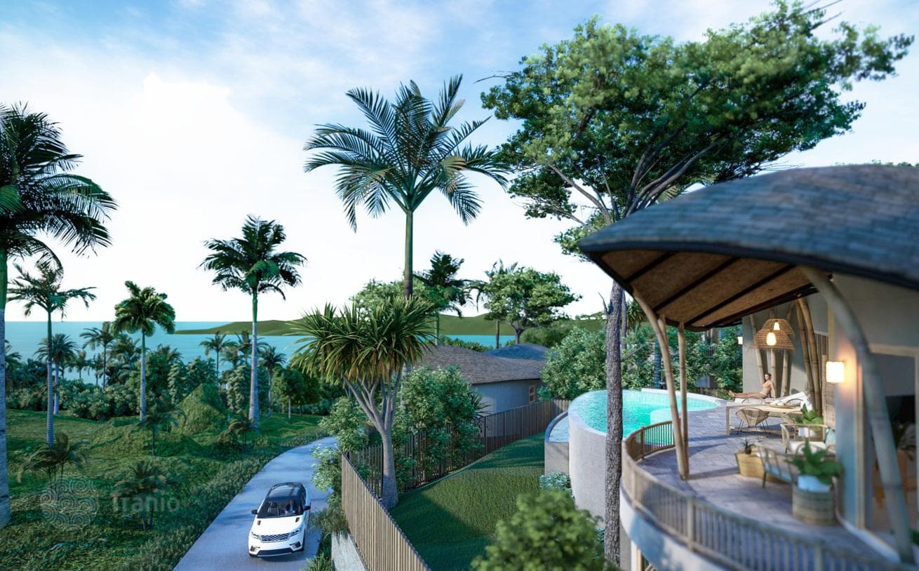 2-Bedroom Villa with Private Pool and Sea View in Bophut, Koh Samui