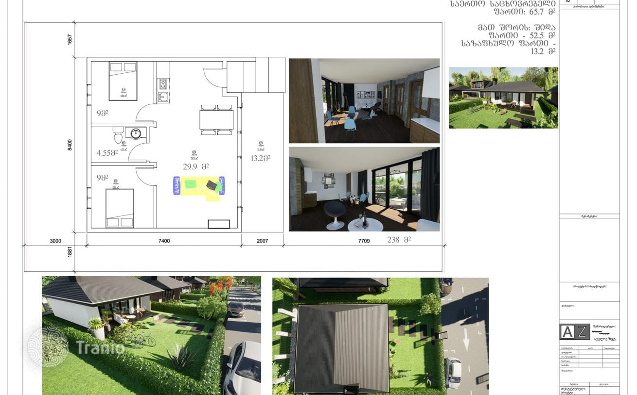 2-Bedroom House with Open-Plan Kitchen and Living Room in Saguramo, Tbilisi, photo 5