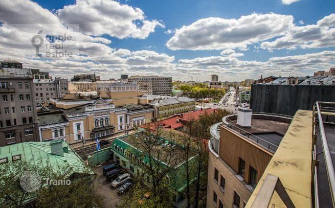 3-Bedroom Penthouse with Terrace in Yakimanka, Moscow