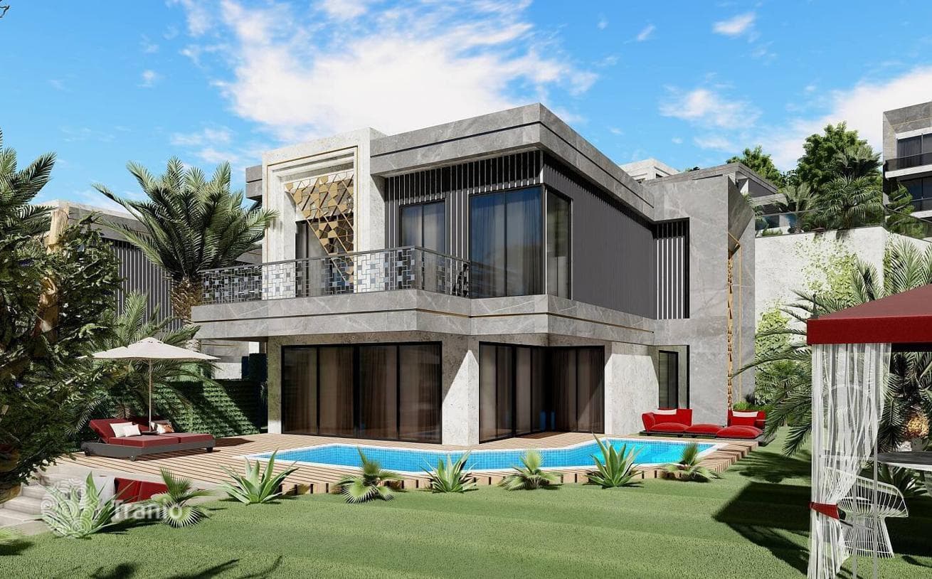 Luxury Villas with Private Pools and Sea View in Kargicak, Alanya, photo 4