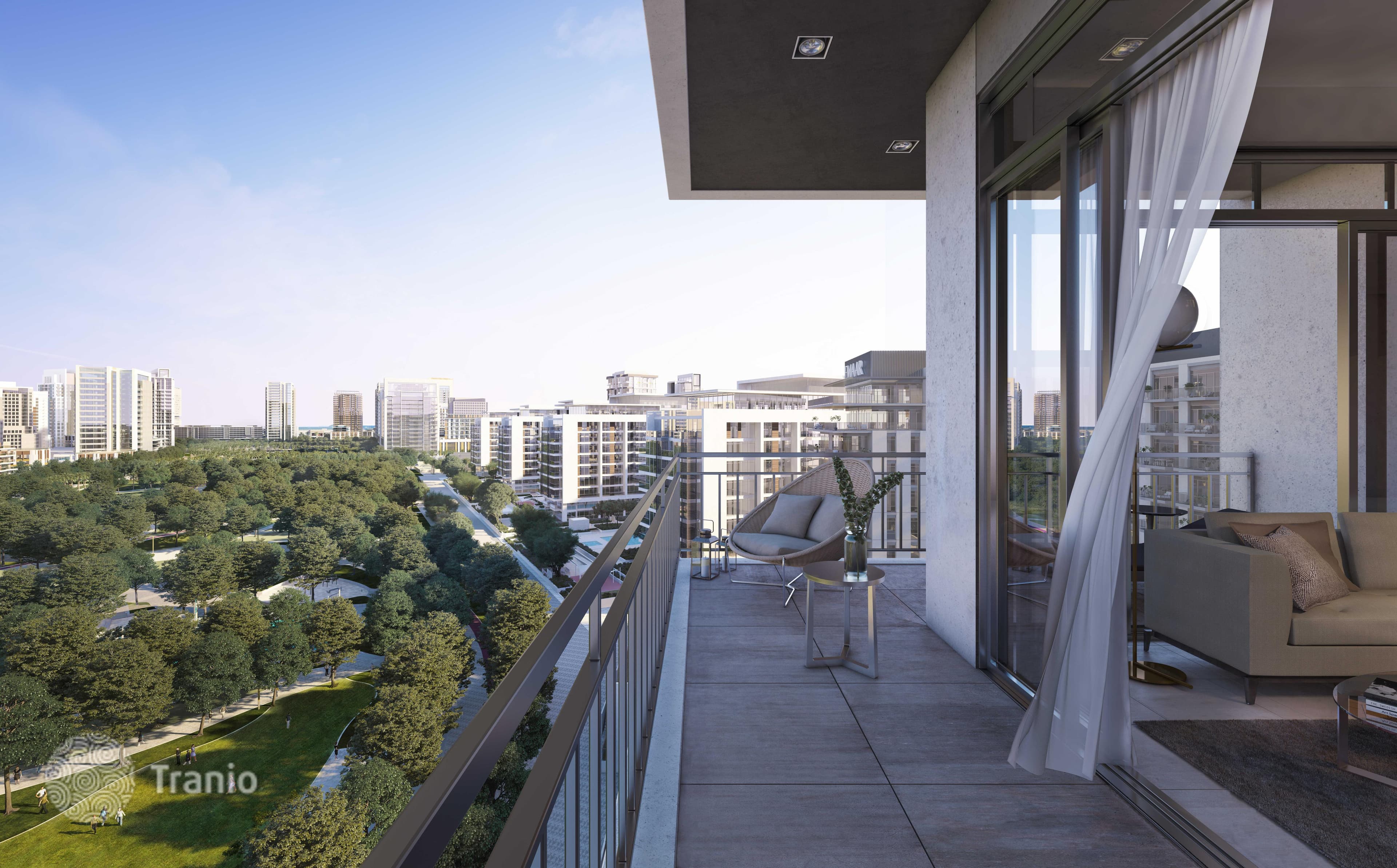 Новые апартаменты в резиденции Park Ridge с детскими площадками и ресторанами, район Dubai Hills, Дубай, ОАЭ
