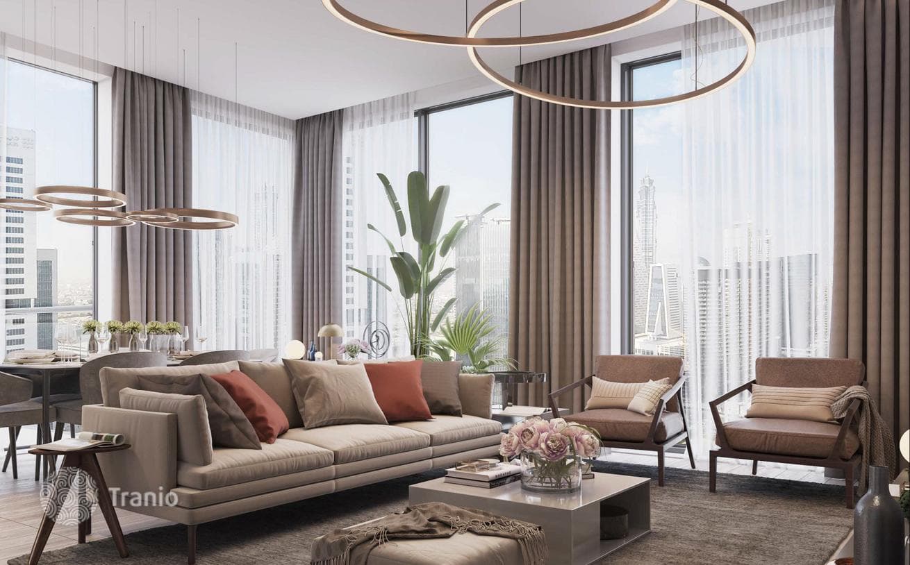 Высотная резиденция Ahad Residences рядом с пляжем и станцией метро, в центре района Business Bay, Дубай, ОАЭ