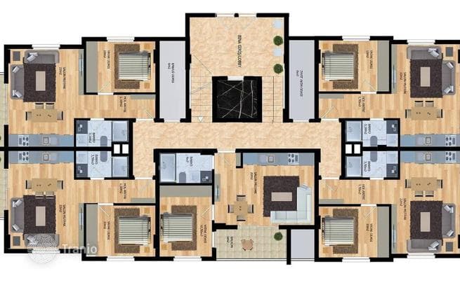 Luxury Apartments in Boutique Project in Mahmutlar, Alanya