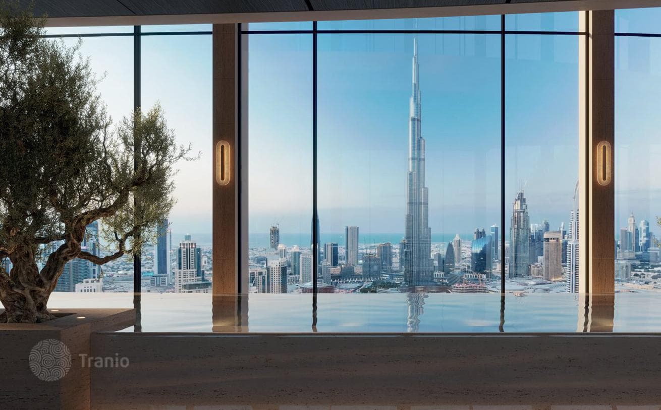 Новая высотная резиденция Sky Tower с бассейном, садом и рестораном рядом с каналом, в центральном районе Business Bay, Дубай, ОАЭ, фото 3