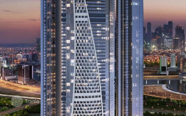 Комплекс DAMAC Towers by Paramount Hotels & Resorts с видом на город, в популярном туристическом районе, Business Bay, Дубай, ОАЭ