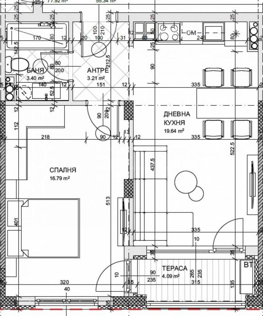 1-Bedroom Apartment in Sofia, photo 4