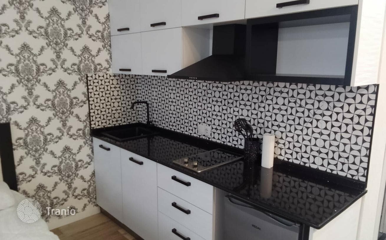 Studio with City and Mountain Views Near the Sea in Batumi