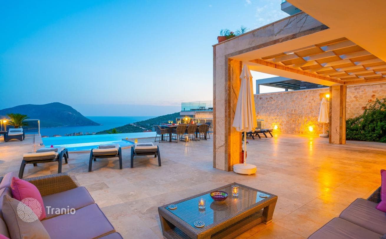 5-Bedroom Luxury Villa with Sea and Island Views in Kalkan