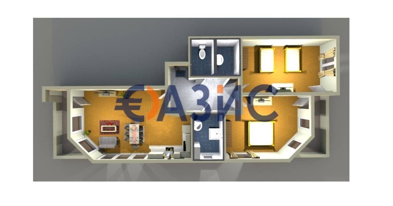 2-Bedroom Apartment in Burgas, photo 5