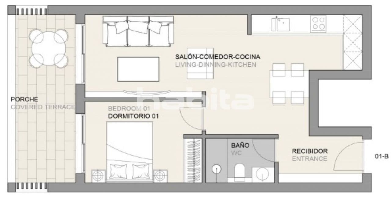 1-Bedroom Apartment in Palma de Mallorca, photo 2