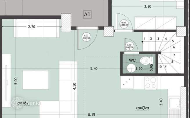 2-Bedroom House with Parking in Thessaloniki, photo 2