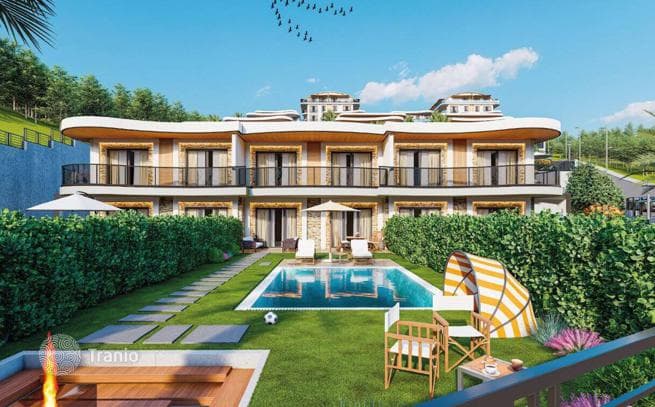 Apartment with Sea and Nature Views in Kargicak, Alanya