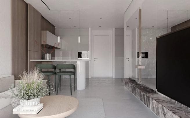 Studio Apartment in New Development in Tivat