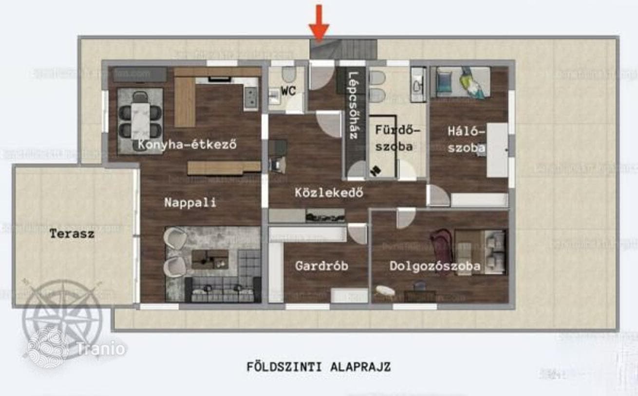 5-Bedroom House with Pool and Sauna in District II, Budapest