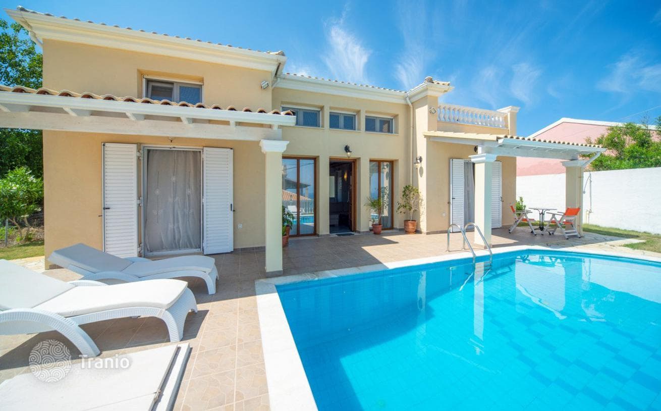Villa with Sea View and Private Pool in Agios Stefanos, Corfu