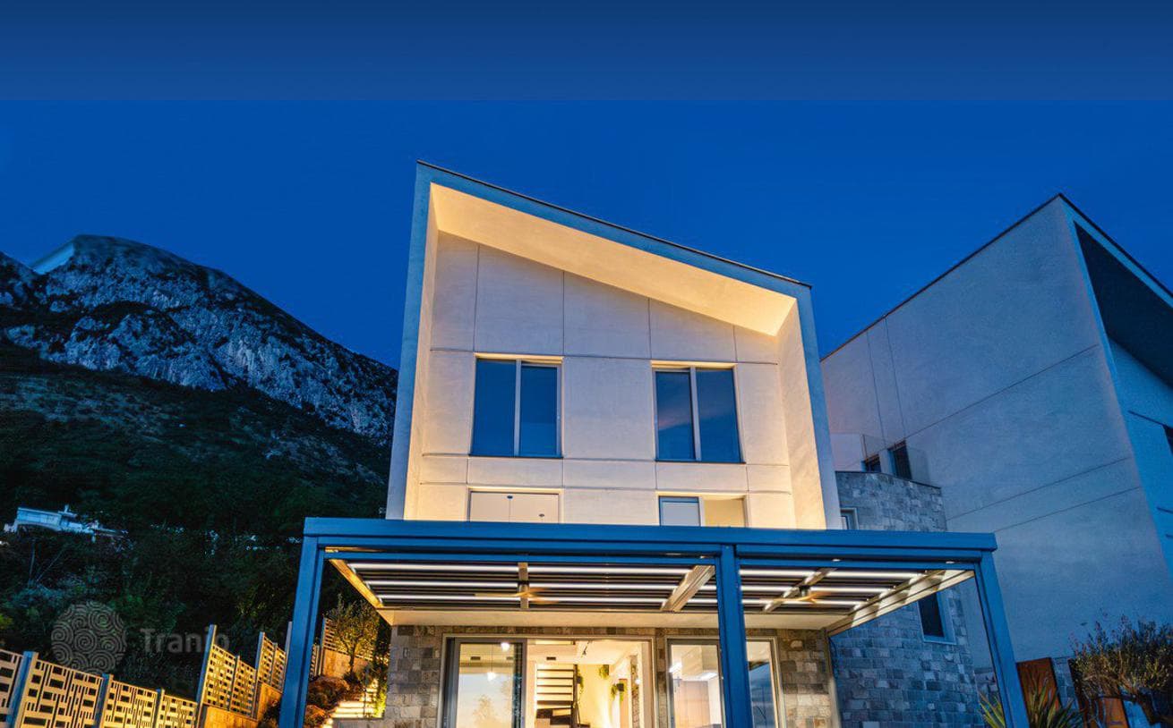 3-Bedroom Villa with Sea and Mountain Views in Bijela, Montenegro
