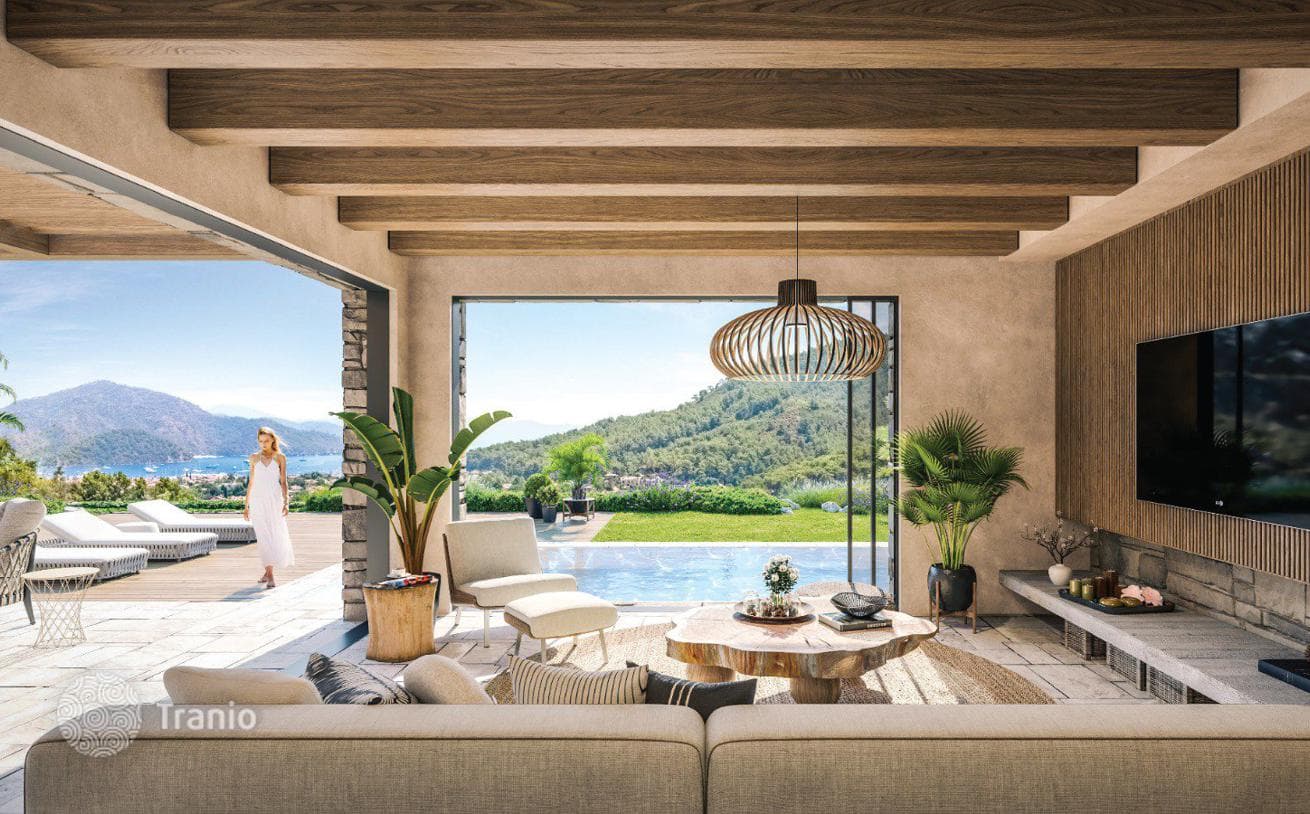 Резиденция премиум класса Nidapark Gocek с парком и бассейнами в историческом центре Фетхие, Турция, фото 2