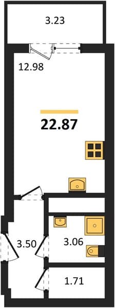 Studio Apartment in Botanica Hills, Nebug