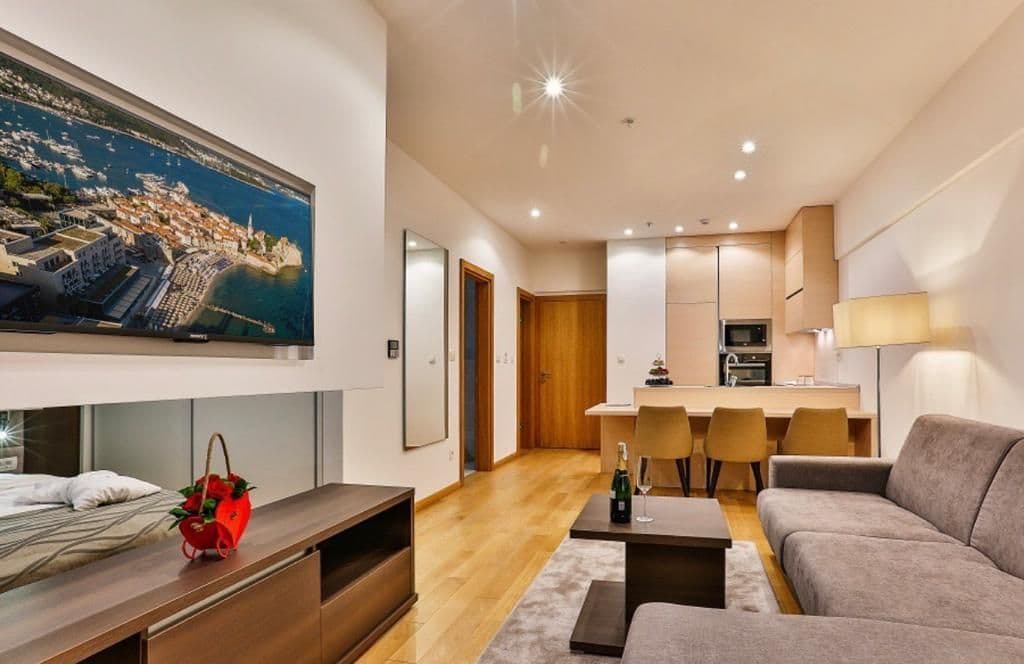Апартаменты в Будве, Черногория, 47 м², фото 2