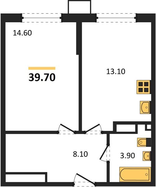 Studio Apartment in Porto-Novo, Tsemdolina, Novorossiysk