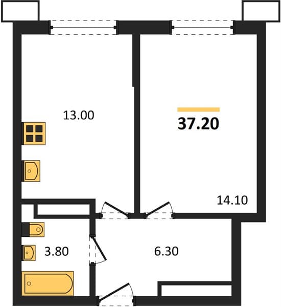 Studio Apartment in Porto-Novo, Tsemdolina, Novorossiysk