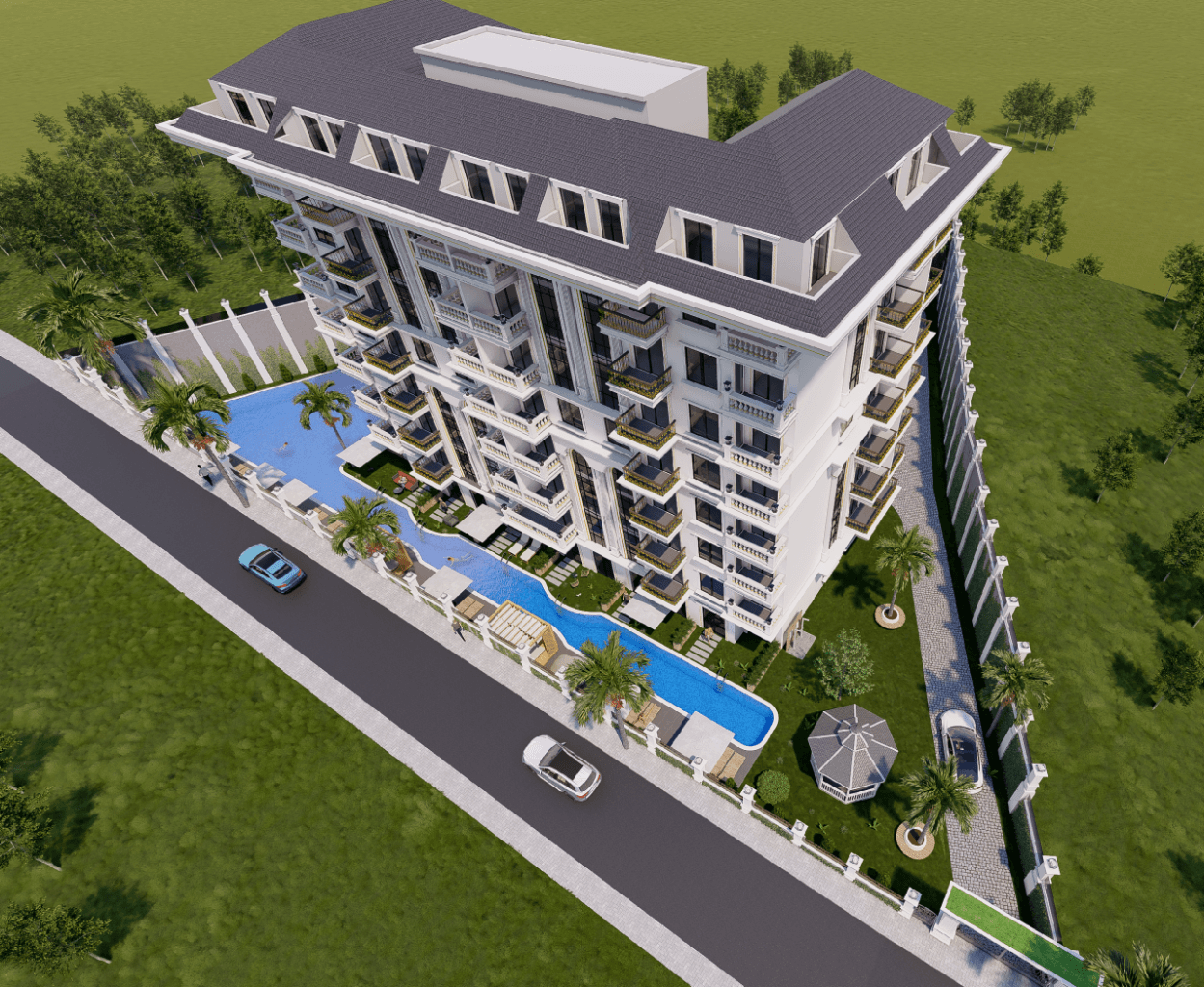 Квартира в Авсалларе, Турция, 44 м², фото 5