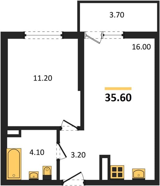 Studio Apartment in Lestoria, Kudepsta, Sochi