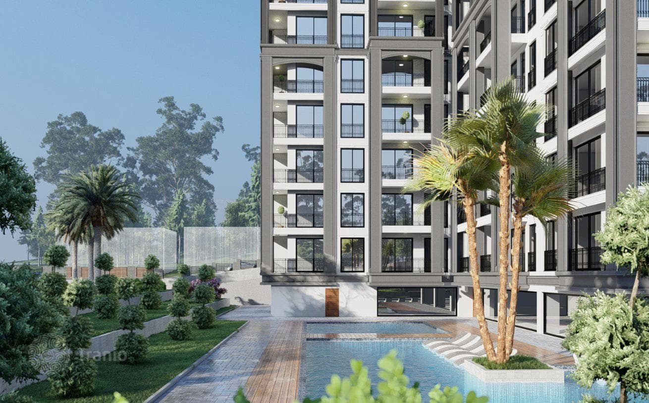 New Apartments with Shared Pool in Avsallar, 15 Minutes Walk from Incekum Beach, photo 2