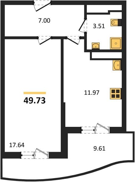 Studio Apartment in Marine Garden Sochi 4* Hotels and Resort, Sochi