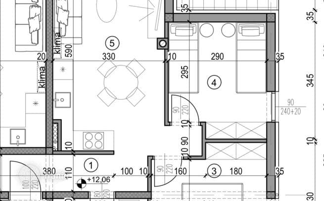 1-Bedroom Apartment in New Build in Pula, Croatia, photo 3