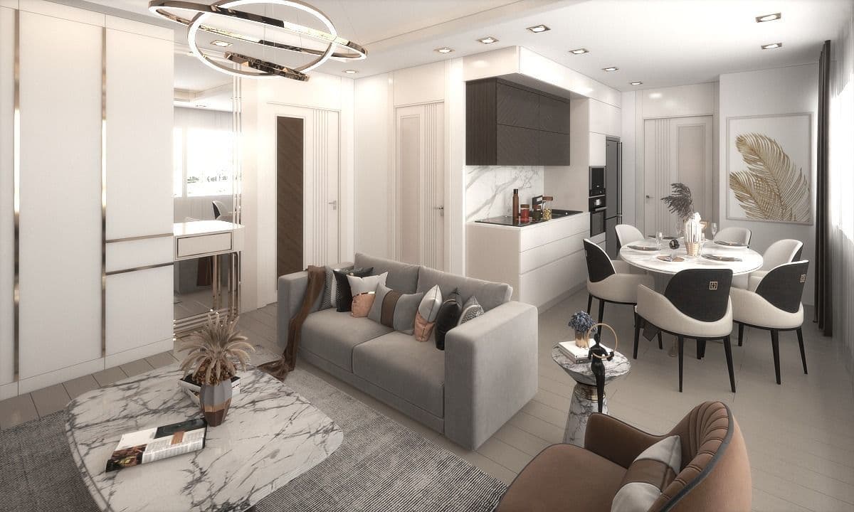 Квартира в Мерсине, Турция, 54 м²