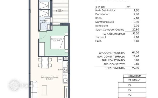 2-комнатная квартира 84 м² в Торревьехе, Испания, фото 2