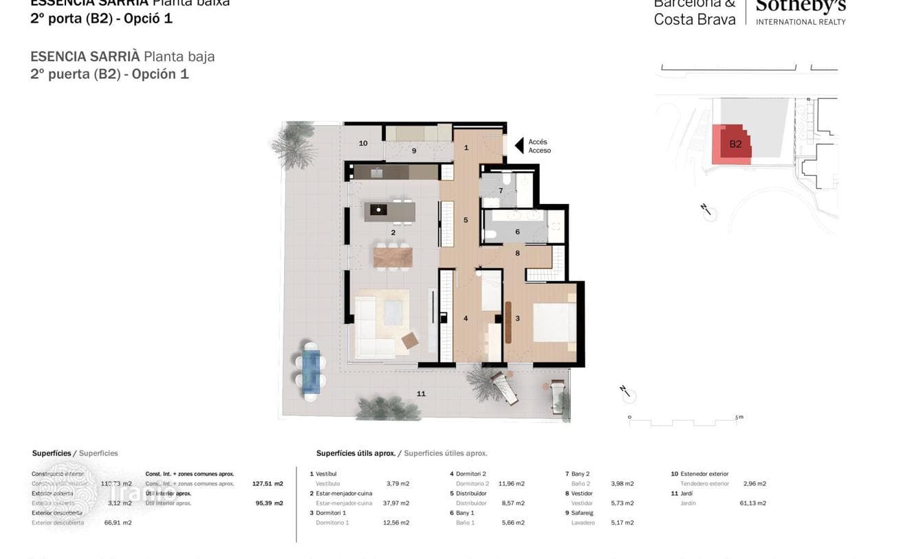2-комнатная квартира 127 м² в Барселоне, Испания, фото 3