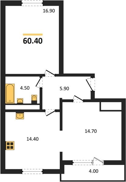 2-Bedroom Apartment in Mountain Quarter, Sochi