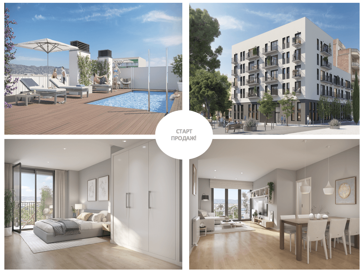 Квартира в Барселоне, Испания, 100 м²