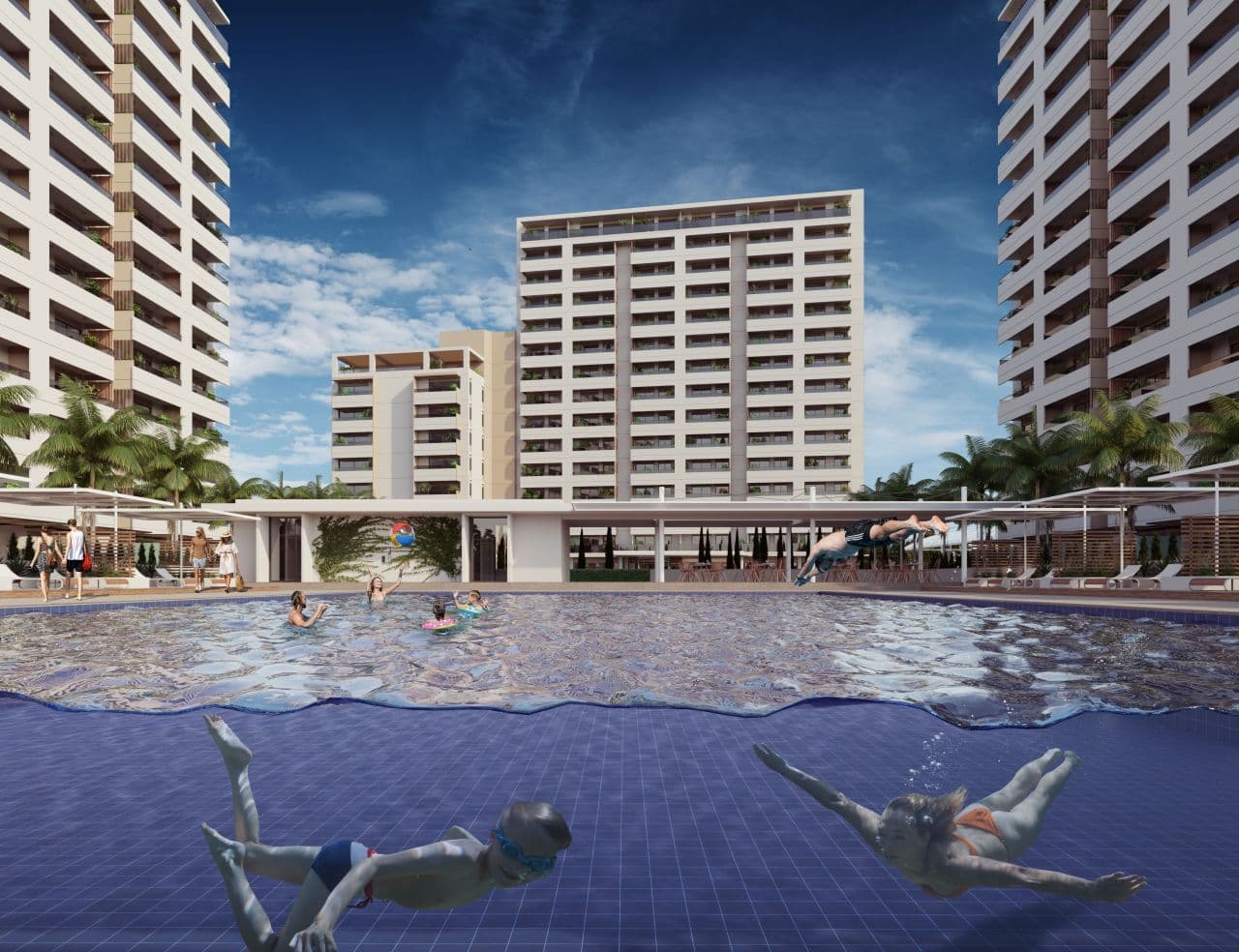 Апартаменты в Мерсине, Турция, 78 м²