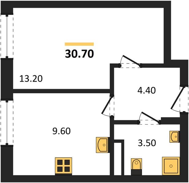 Studio Apartment in Porto-Novo, Tsemdolina