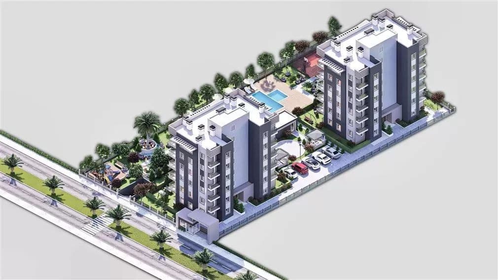 Апартаменты в Анталии, Турция, 55 м², фото 2