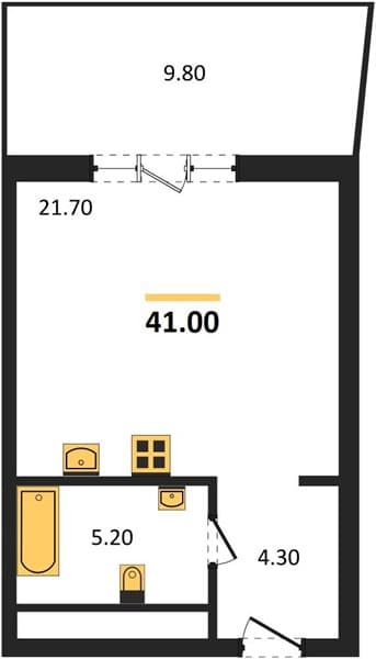 Studio Apartment in Hotel Complex Morello, Anapa