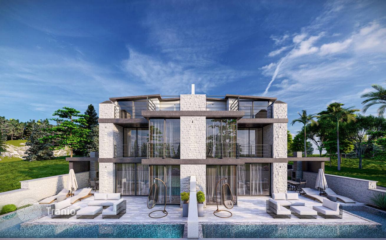 3-Bedroom (3+1) Villas with Private Pools in Kalkan, Antalya