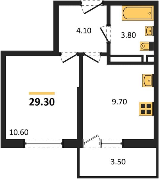 Studio Apartment in Lestoriya, Kudepsta, Sochi