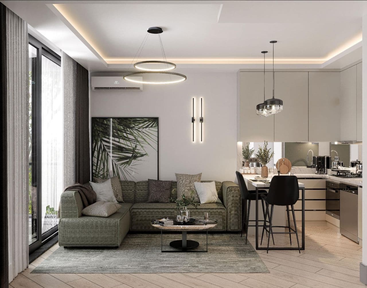 Квартира в Анталии, Турция, 90 м², фото 3