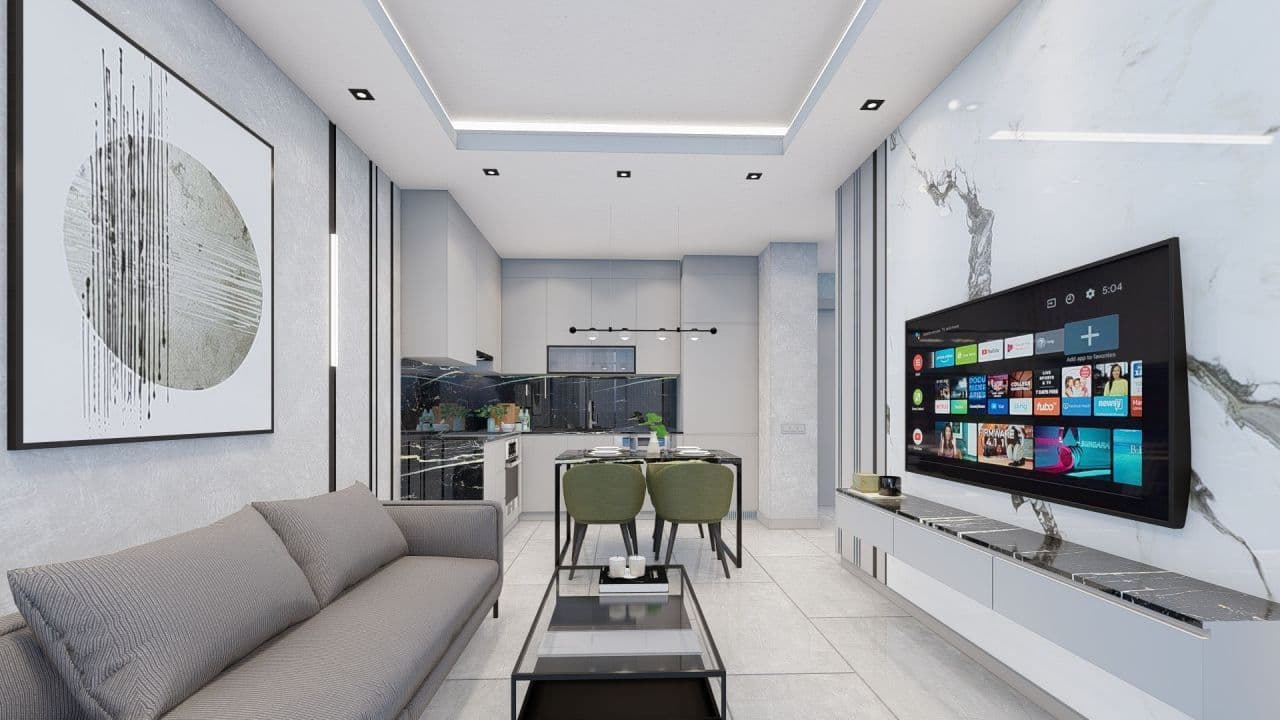 Квартира в Алании, Турция, 50 м², фото 4