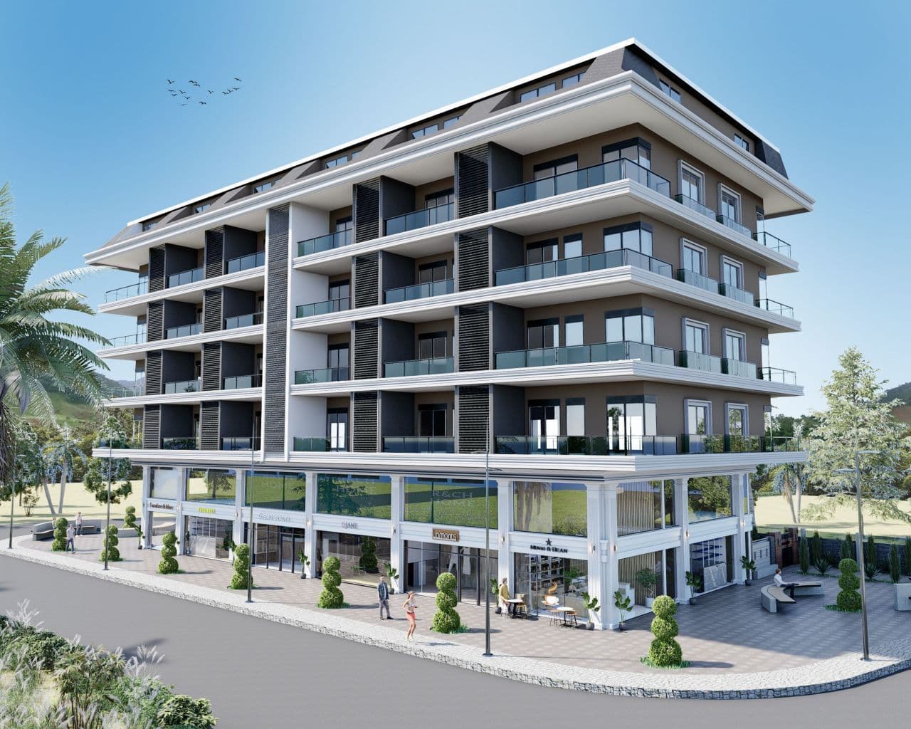 Квартира в Алании, Турция, 51 м², фото 2