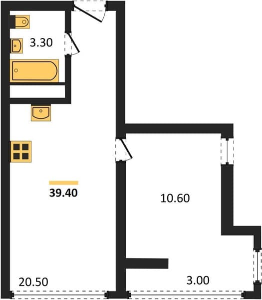 Studio Apartment with City and Mountain Views in Sochi
