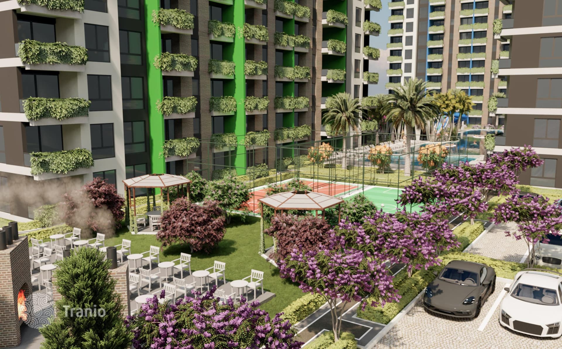 New Residential Complex with Pool and Water Park in Mersin, Turkey, photo 3