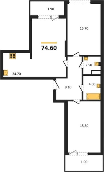 2-Bedroom Apartment in Khozain Morey, Supsekh