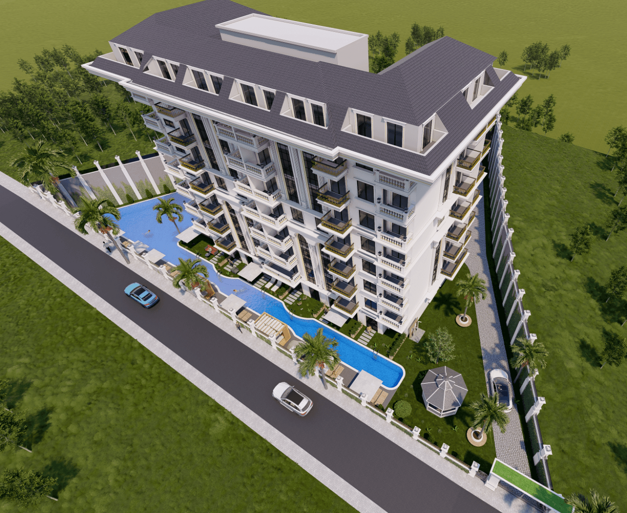 Квартира в Авсалларе, Турция, 44 м², фото 2